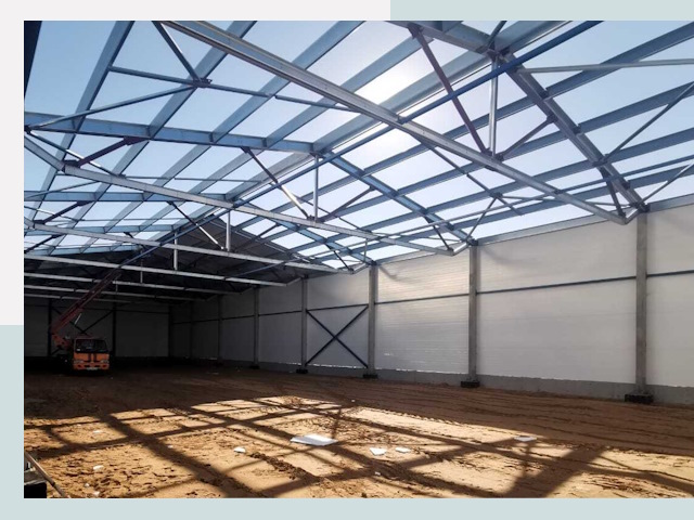 Строительство сенохранилищ в Пугачеве