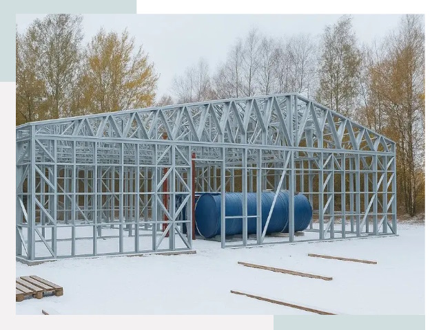 Металлические ангары в Пугачеве