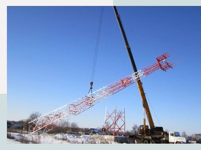 Строительство башен связи в Пугачеве от 610 руб.