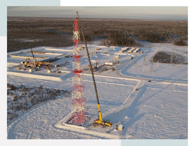 Мачты связи в Пугачеве