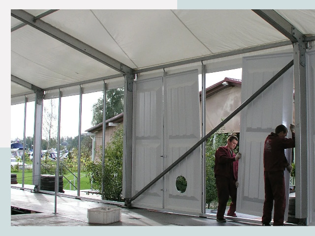 Быстро сборные шатры в Пугачёв от 610 руб. за м²