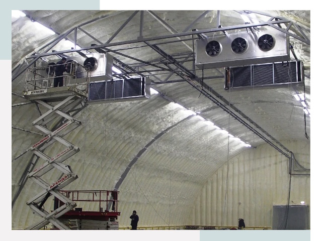 Оснащение ангаров в Пугачеве