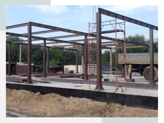 Фундамент для ангаров в Пугачеве