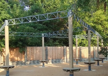 Терраса из металлоконструкций под ключ, проектирование, изготовление и монтаж от СтальСтрой-Пгч